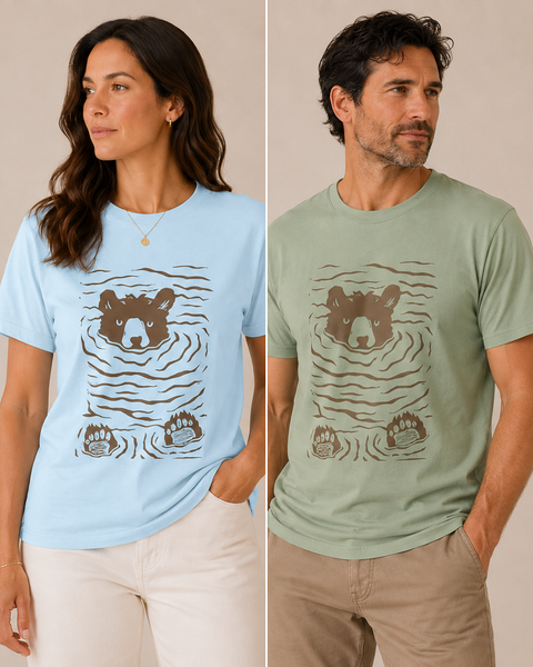 Bear, Bathing T-shirt