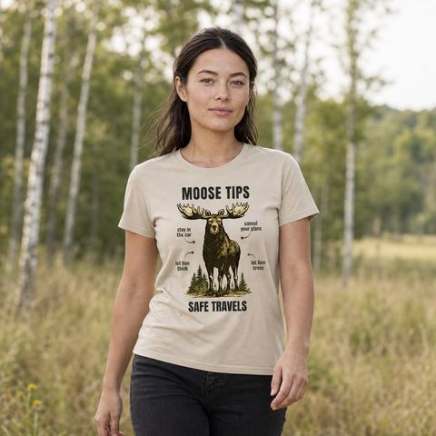 Moose Tips, worn on a trail in the northern forest